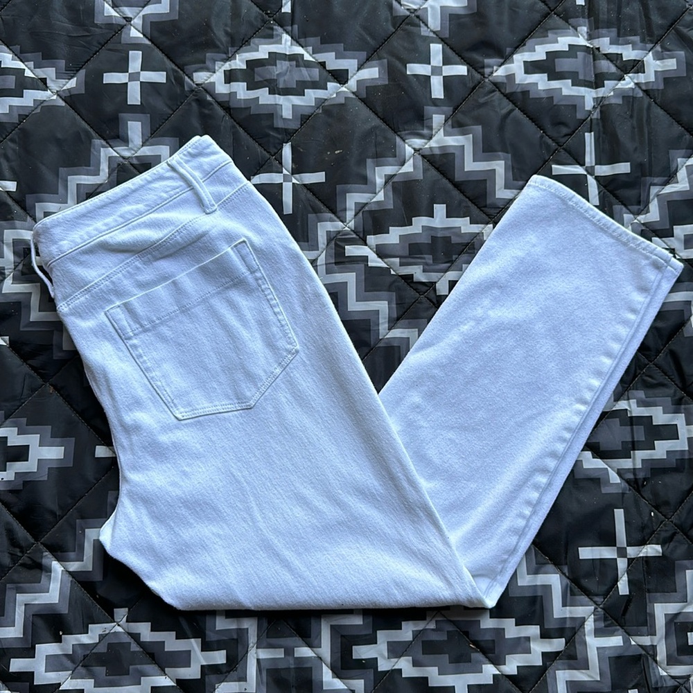 Coldwater Creek White Stretch Jeans- Size 10P